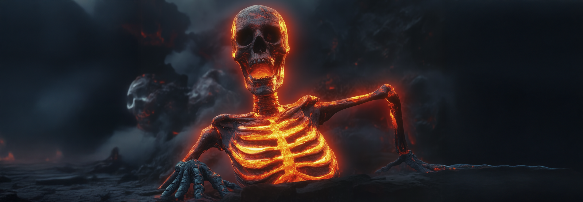 Lava Skeleton Projection