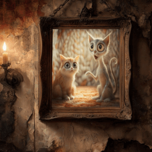 Whiskers & Wails – Haunted Painting Animation