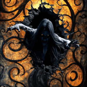 Nyxia the Wallbreaker – Haunted Wall Animation
